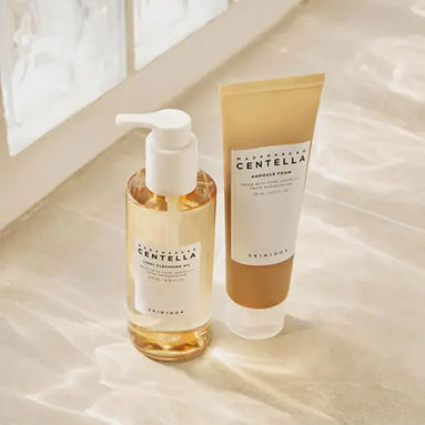 Madagascar Centella Double Cleansing Duo (Oil + Foam) SKIN1004 Kit 